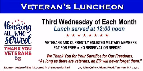 Veteran's Luncheon