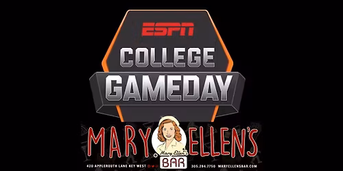 GAMEDAY! College Football at Mary Ellen's!