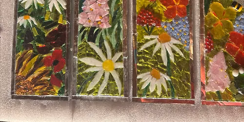 Two day stained glass mosaic on mirror workshop