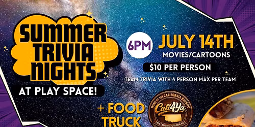 Movie\/Cartoon Trivia Night (90s-2010s) @ Play Space