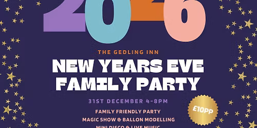 NYE Family Party @ The Gedling Inn