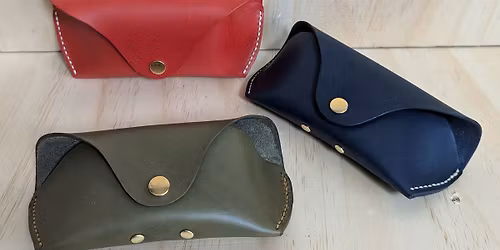 Leatherwork - Glasses case workshop with Tiska Leatherwork