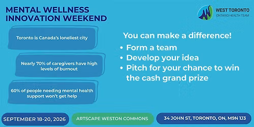 Mental Health Innovation Weekend (Hackathon)
