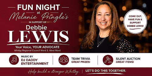 Fun Evening at Melanie Pringles to Support Debbie Lewis