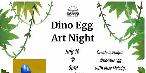 Teen Dino Egg Art