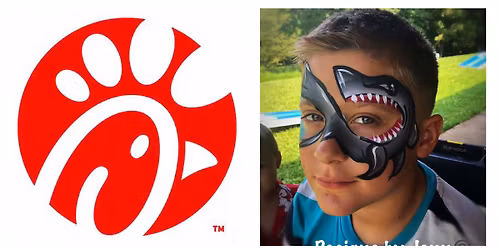 Face Painting with Designs by Jenn at Chick-fil-A Severna Park