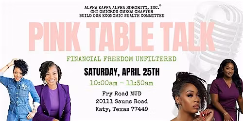 Pink Table Talk: Financial Freedom Unfiltered