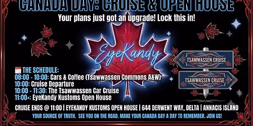 CANADA DAY: CRUISE & OPEN HOUSE 