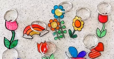 Pocket-Size-Play: Shrinky Dink Key Chains