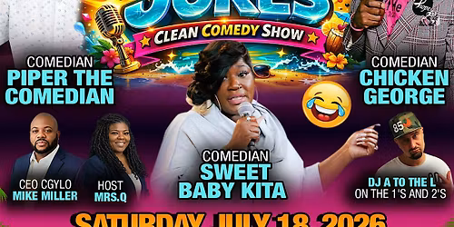 CGYLO PRESENTS JOYFUL JOKES CLEAN COMEDY SHOW