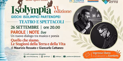ISOLYMPIA 2026 - PAROLE NOTE con Maurizio Rossato e Giancarlo Cattaneo