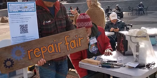 Repair Fair tent @ the Hillsboro Saturday Market