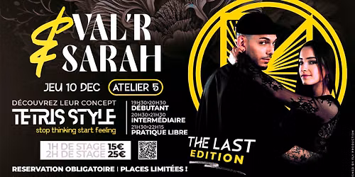 Atelier 5 \u2013 Tetris Style avec Val\u2019R & Sarah | The Last Edition \u2013 Kizatours