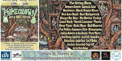 14th annual Homegrown Arts and Music Festival 2026