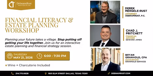 Financial Literacy & Estate Planning Workshop