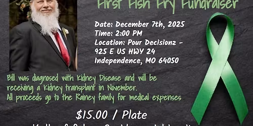 Fish Fry Fundraiser for Bill Rainey