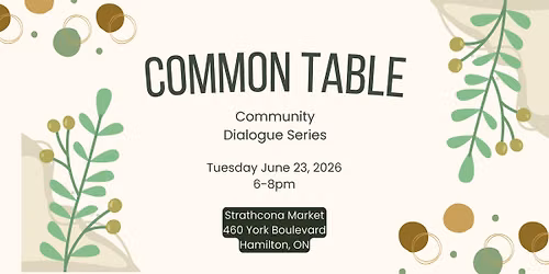 Common Table: The Village We Have, The Village We Need