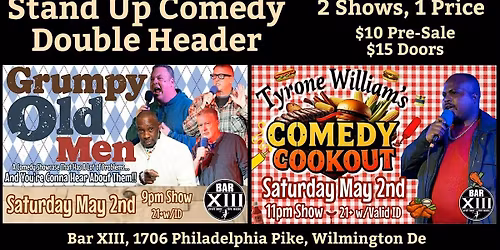 Stand Up Comedy Double Header