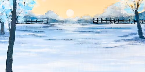 Sip & Paint at the Tobacco Factory, Bristol - "Winter Dawn"