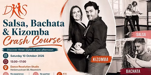 Salsa, Bachata & Kizomba Crash Course