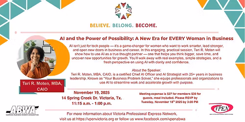 November VPEN Business Meeting