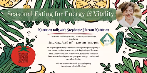 Nutrition Talk - Seasonal Eating for Energy & Vitality 
