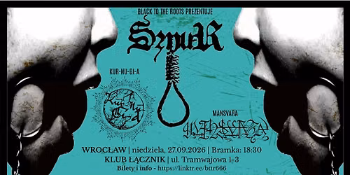 SZNUR, MANSVARA, KUR-NU-GI-A: Wroc\u0142aw, \u0141\u0105cznik, 27 IX 2026