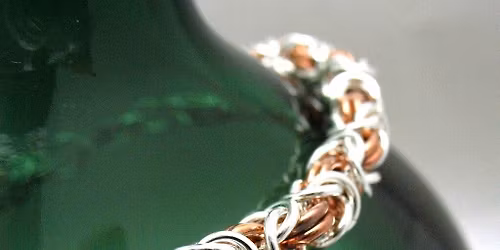 Intermediate Chainmaille - Byzantine Pattern Bracelet