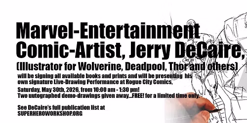 MARVEL COMICS ARTIST - Jerry DeCaire Signing 