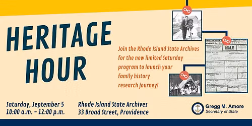 Heritage Hour | RI State Archives