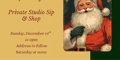 Private Studio Sip & Shop\ud83d\udc90