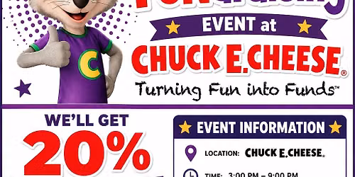 Spirit Night @ Chuck E. Cheese 