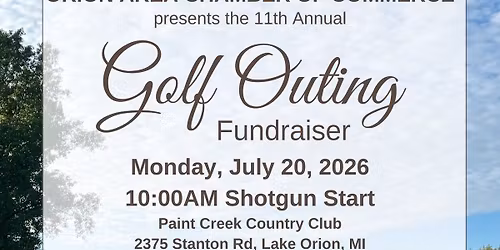 Chamber Golf Outing & Fundraiser 
