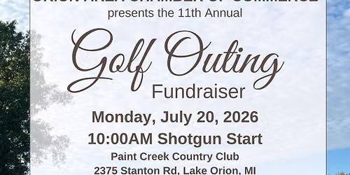 Chamber Golf Outing & Fundraiser 