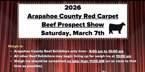 Red Carpet Beef Prospect Show