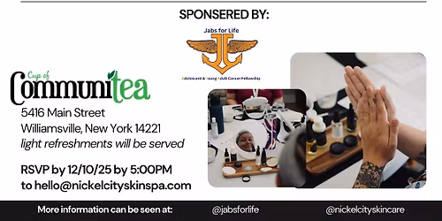 Jabs for Life AYA Facial with Friends 