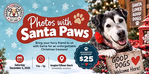 Photos with Santa Paws!
