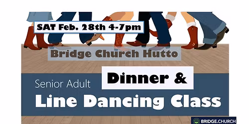 Bridge 55+ Dinner & Line Dance