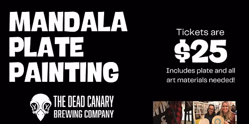 Mandala Plate Painting