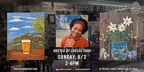 Beyond The Brush: Brews & Brushes at Montclair Brewery