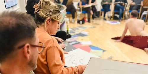 Life Drawing with HOP at Chorlton Unitarian Church, Manchester