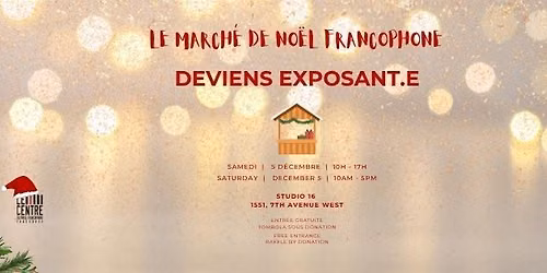 March\u00e9 de No\u00ebl francophone | DEVIENS EXPOSANT.E