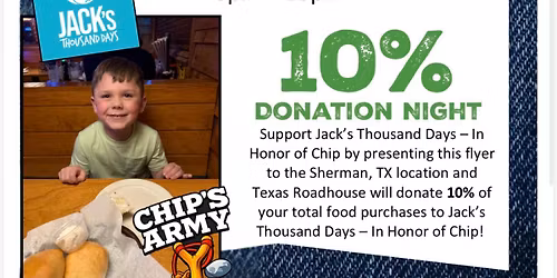 Dine to Donate Fundraiser 