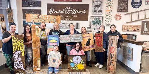 June Family Friendly Workshops @ Board & Brush Newark