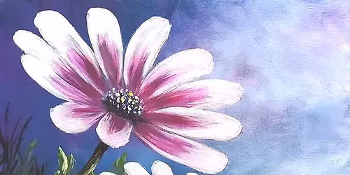 \ud83c\udfa8\ud83c\udf3c River Daisies with Party Paint @ Hummus Republic \ud83c\udf3c\ud83c\udfa8