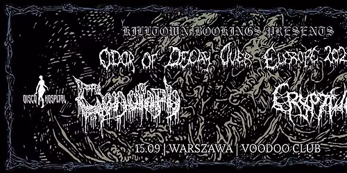 CENOTAPH (MEX) + CRYPTWORM (UK) | 15.09 | VOODOO WARSZAWA 