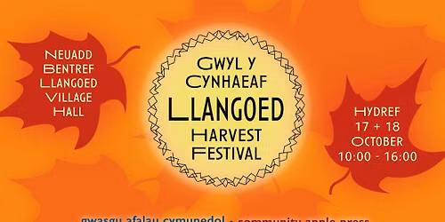 Gwyl y Cynhaeaf \ud83c\udf41 Llangoed \ud83c\udf4e Harvest Festival