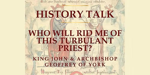 History Talk: Who Will Rid Me Of This Turbulent Priest?