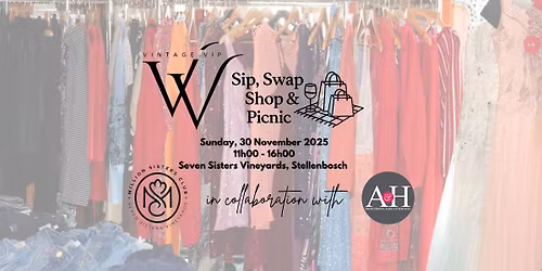 Vintage VIP Sip, Swap, Shop & Picnic Pop-Up