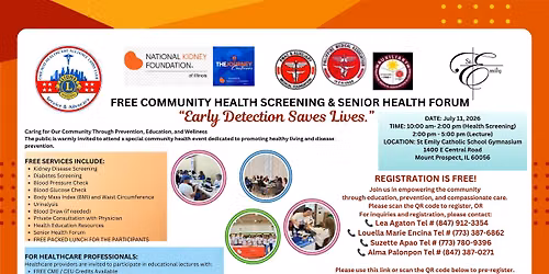 FREE Kidney and Diabetes Screening\/ Free Physician consultation (with or without Health Insurance) 